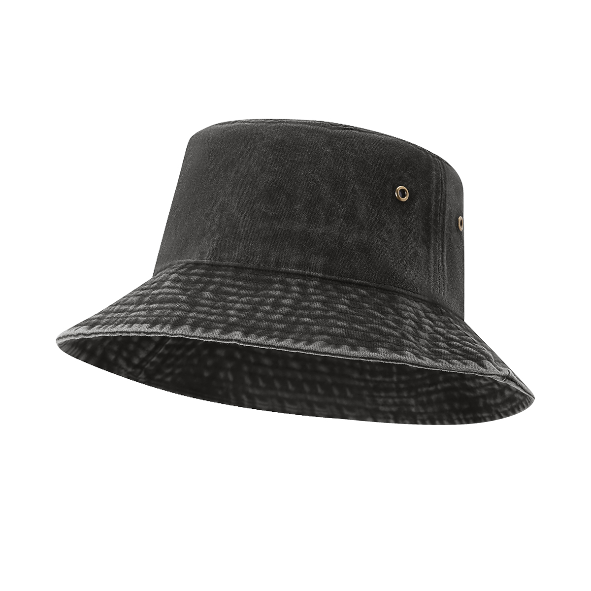 280GSM 100% Cotton Drill Washed Bucket Hat - Image 5