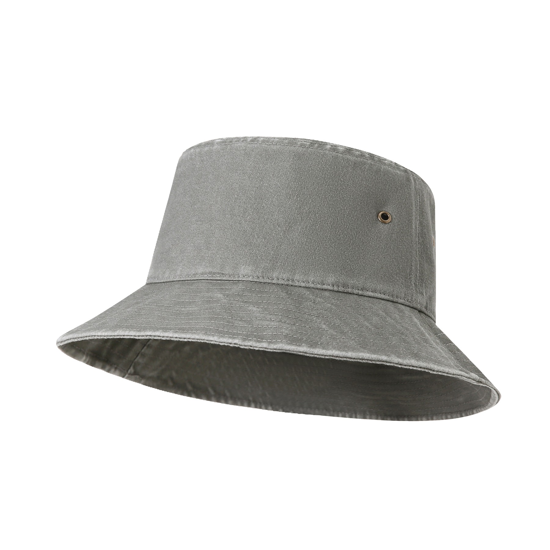 280GSM 100% Cotton Drill Washed Bucket Hat - Image 4