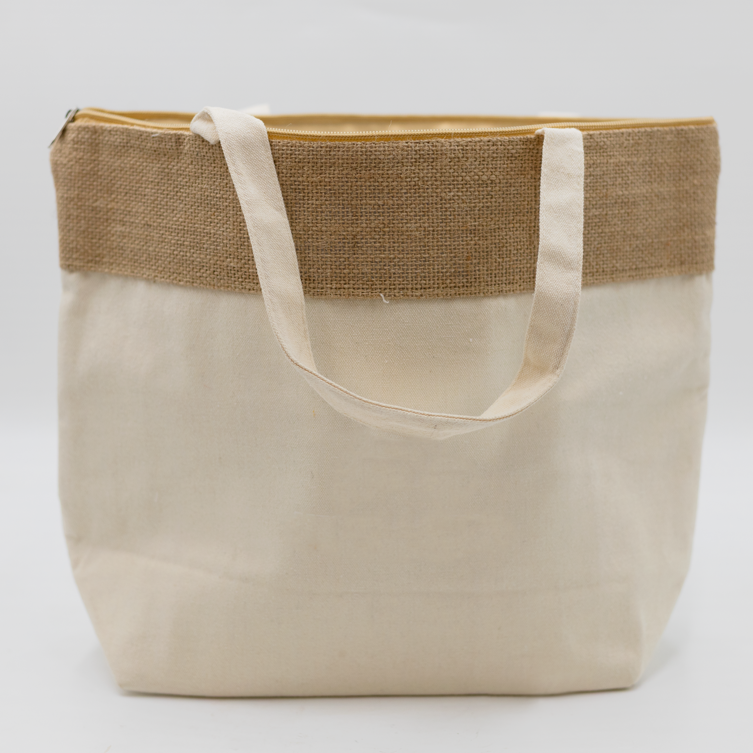 The Brooke Jute and Cotton Cooler Bag - Image 4
