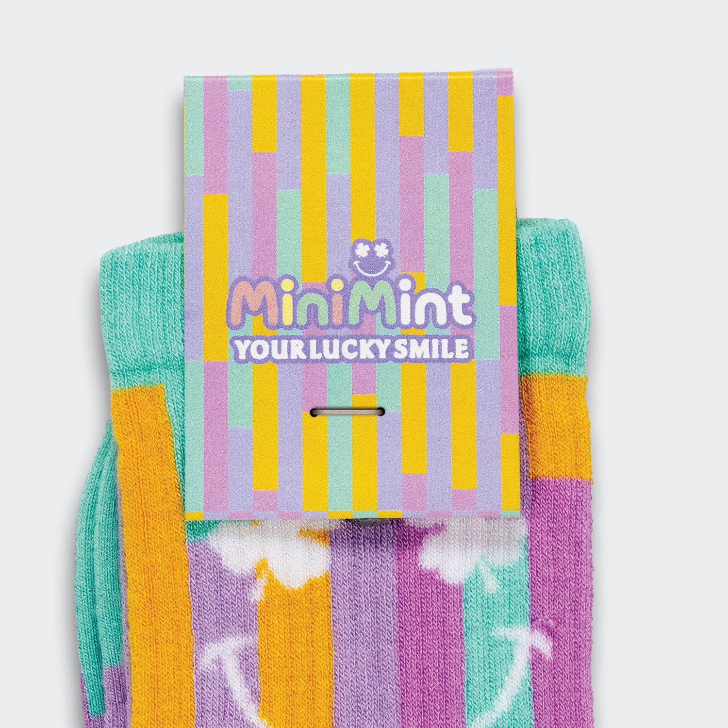 Pixel Knitted Bamboo Socks - Image 3