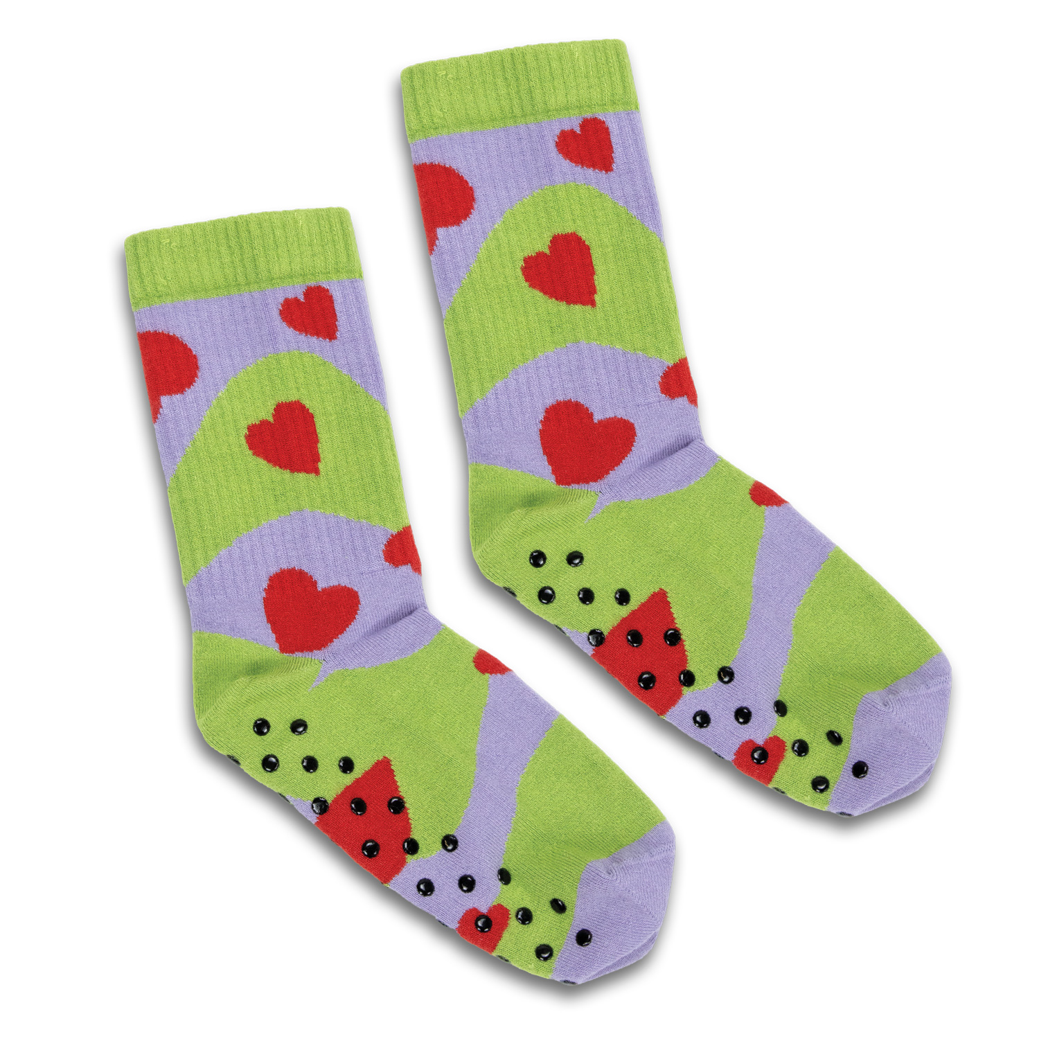 Pixel Knitted Bamboo Grip Socks - Image 6