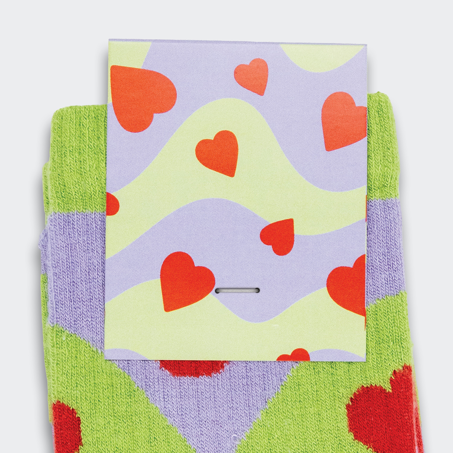 Pixel Knitted Bamboo Grip Socks - Image 5