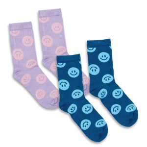 Pixel Knitted Bamboo Crew Socks - Set of 2 (Copy)