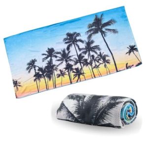 400G Waffle Fabric Sand Free Beach Towel