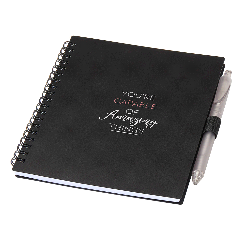 Niove Recycled PP JournalBook & Pen - Image 18