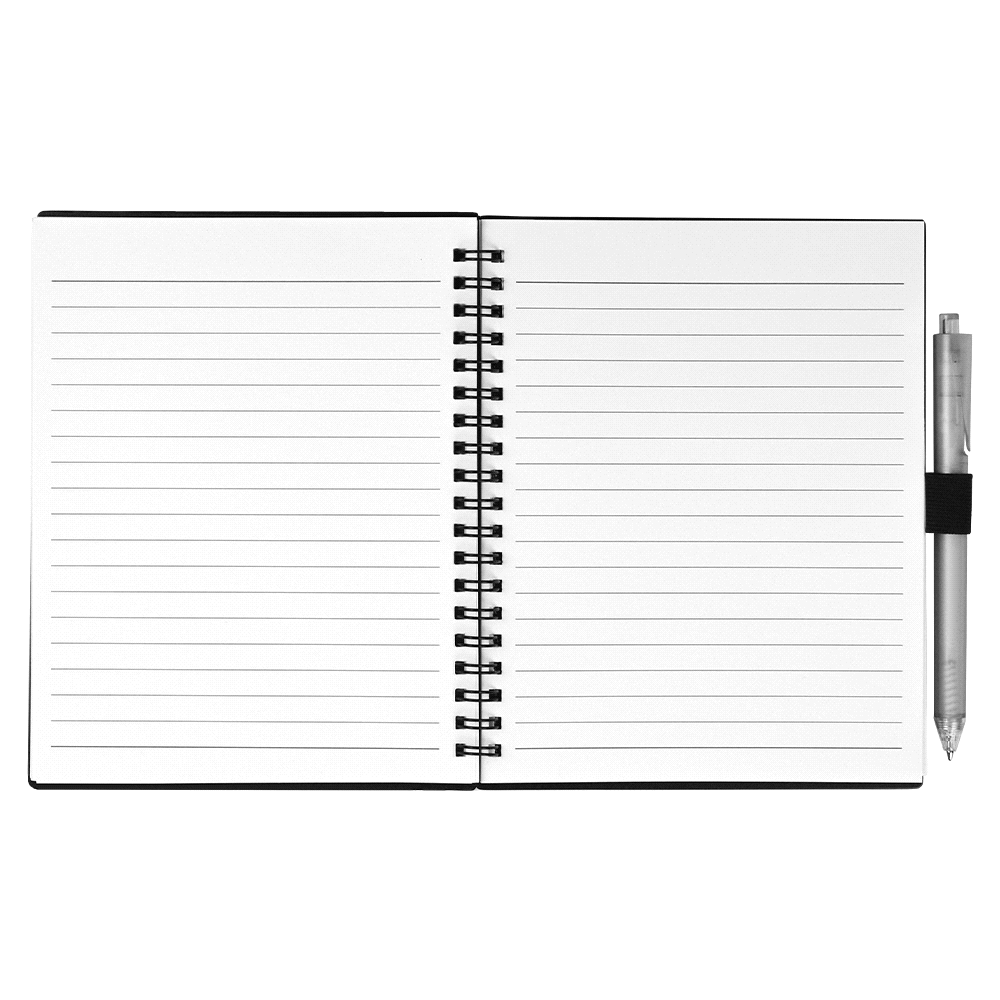 Niove Recycled PP JournalBook & Pen - Image 20