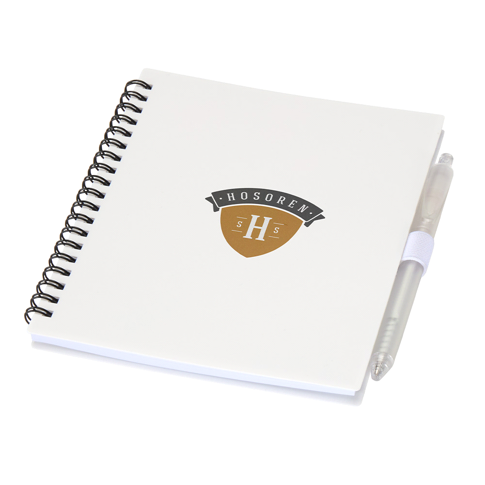 Niove Recycled PP JournalBook & Pen - Image 4