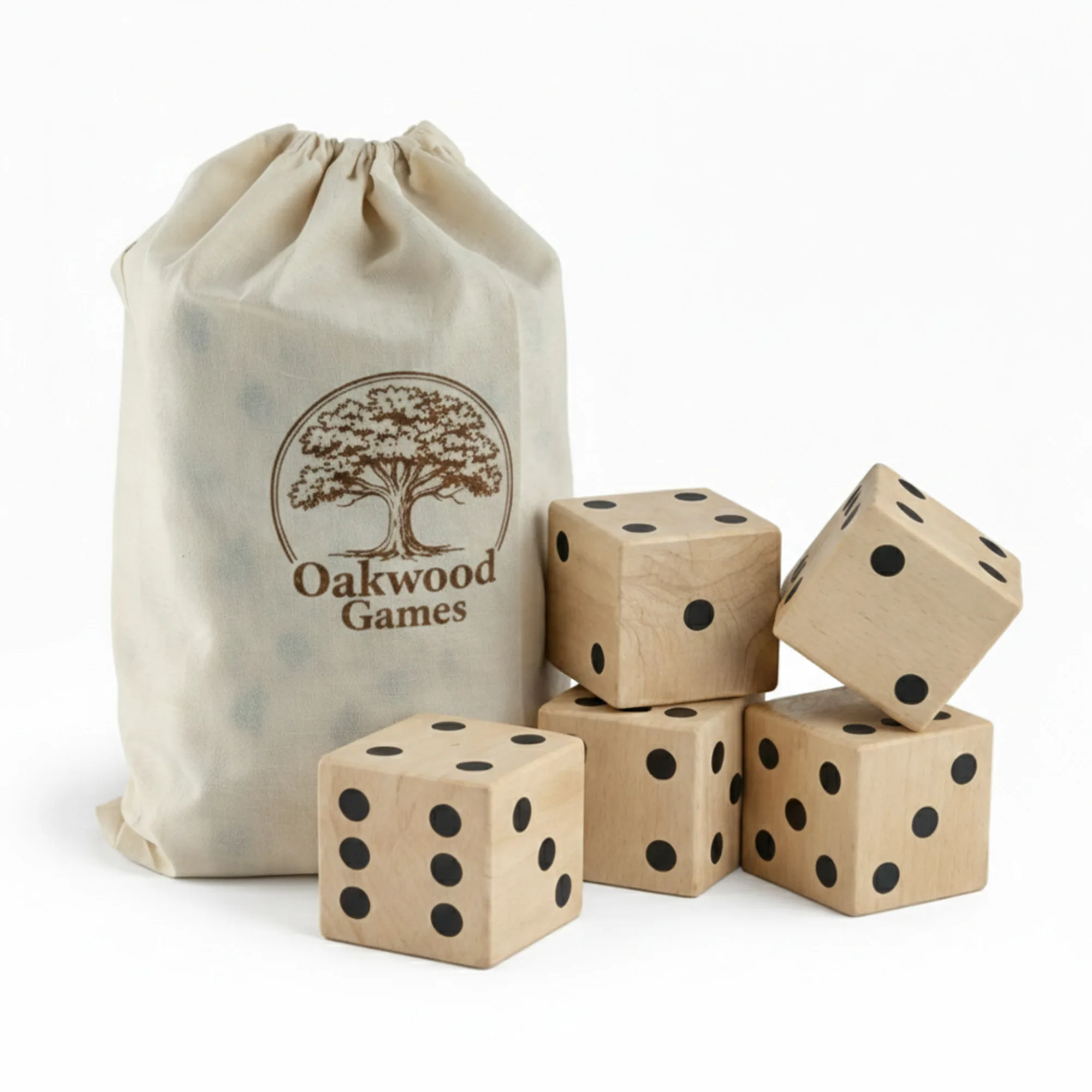 Wooden Yard Dice Set - Image 2