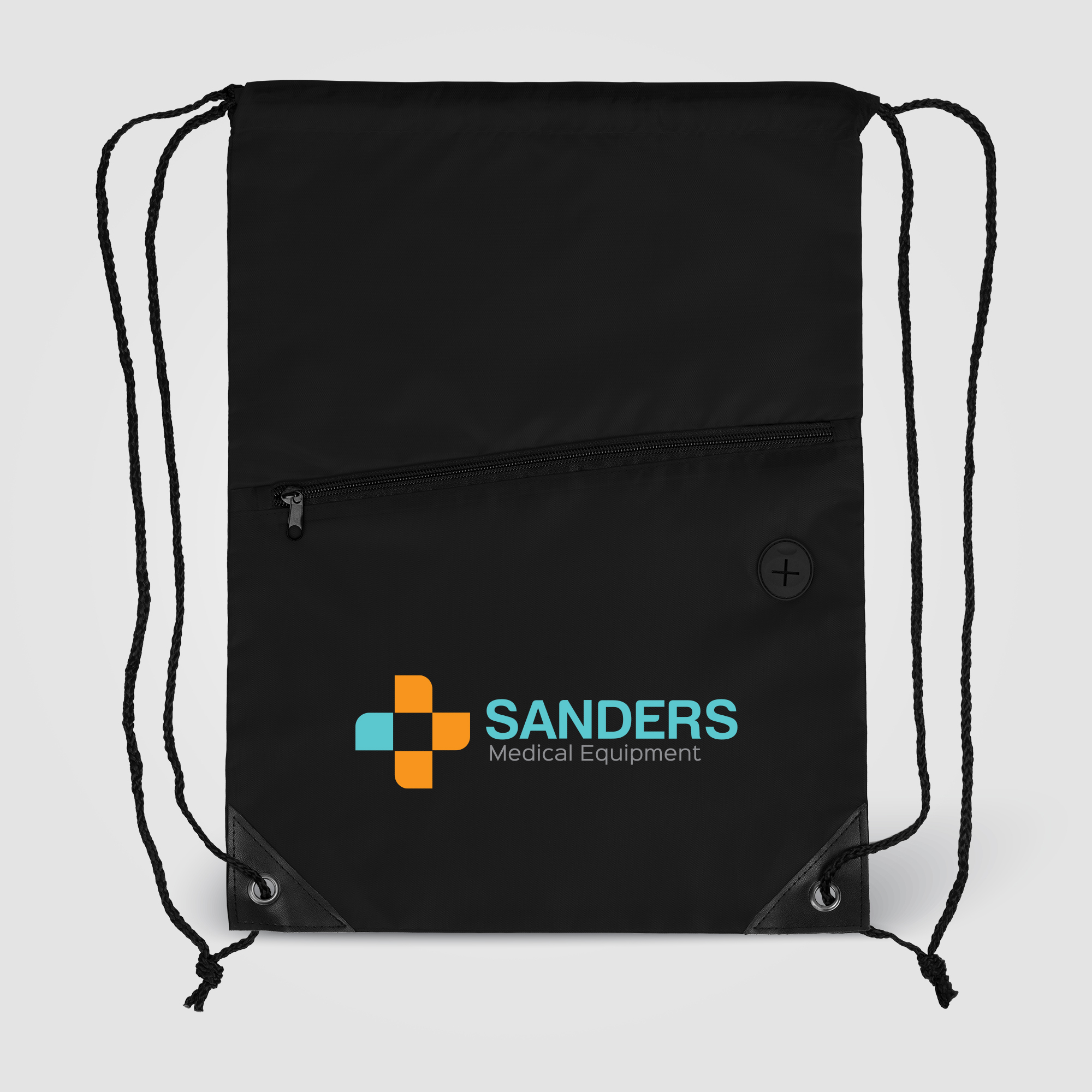 Daypack - Drawstring Backpack - 210D Polyester - Image 6