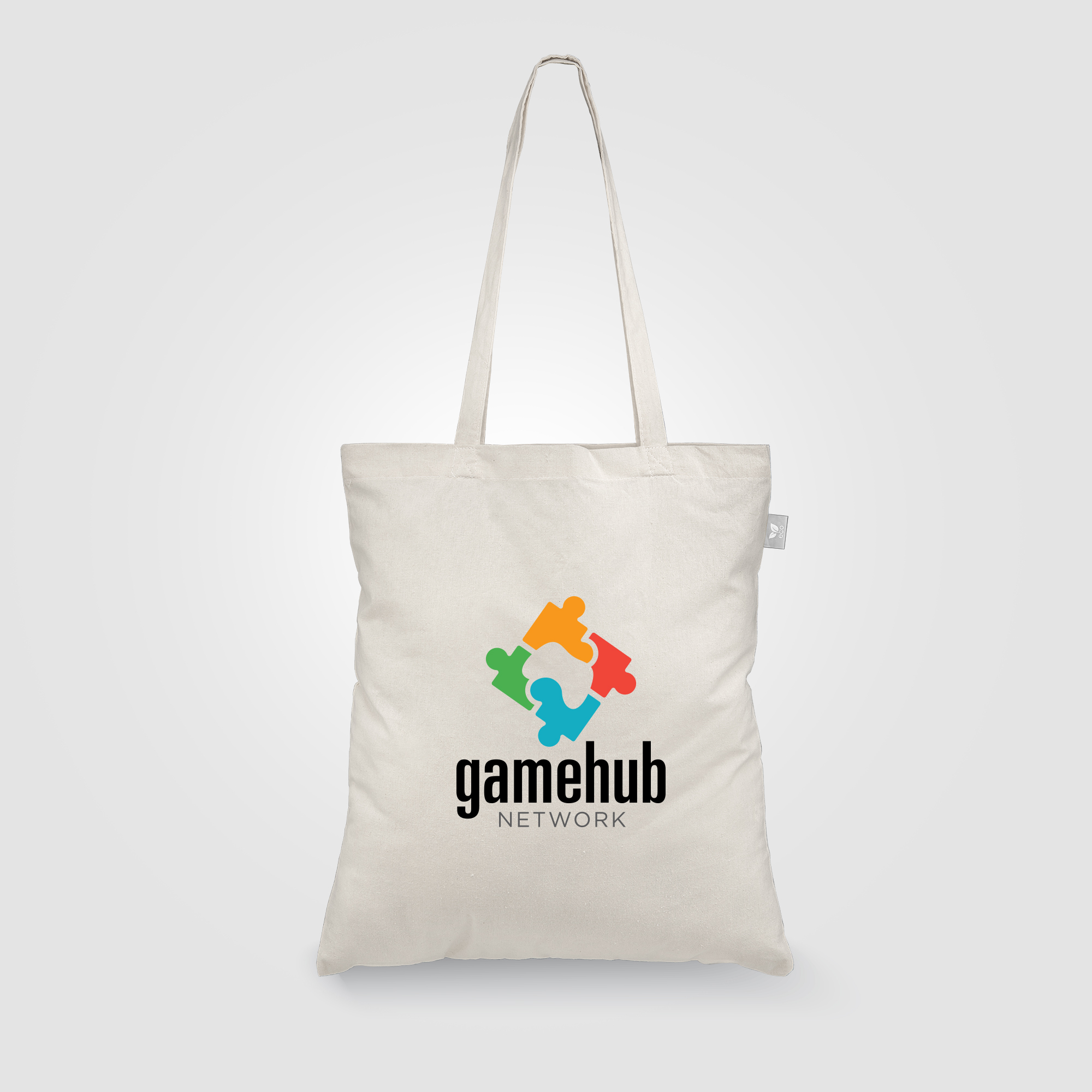 Geo - 5 oz. Recycled Cotton Canvas Tote Bag - Image 4